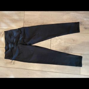 Zyia Black Scrunchy What Brilliant Leggings 7/8